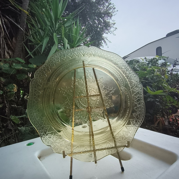 Vintage Federal Depression Glass Plate - Picture 2 of 3